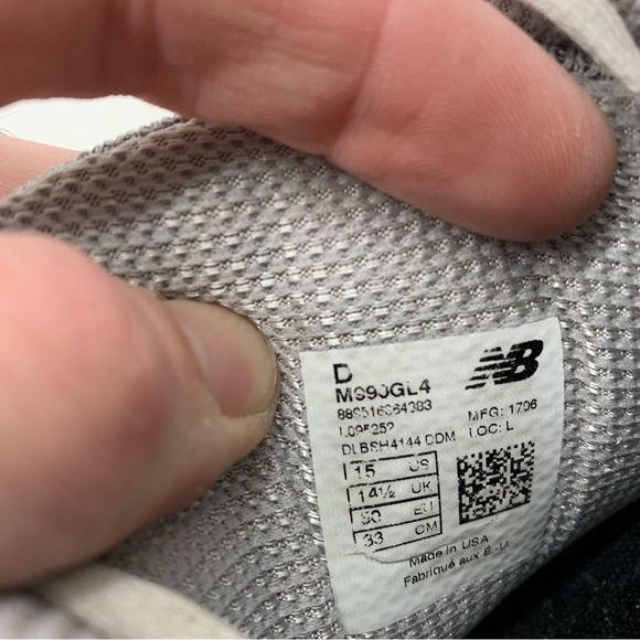 New Balance 990v4 Mens Size 15 Running Walking Dad Shoes Casual Comfort M990GL4 - Picture 10 of 10